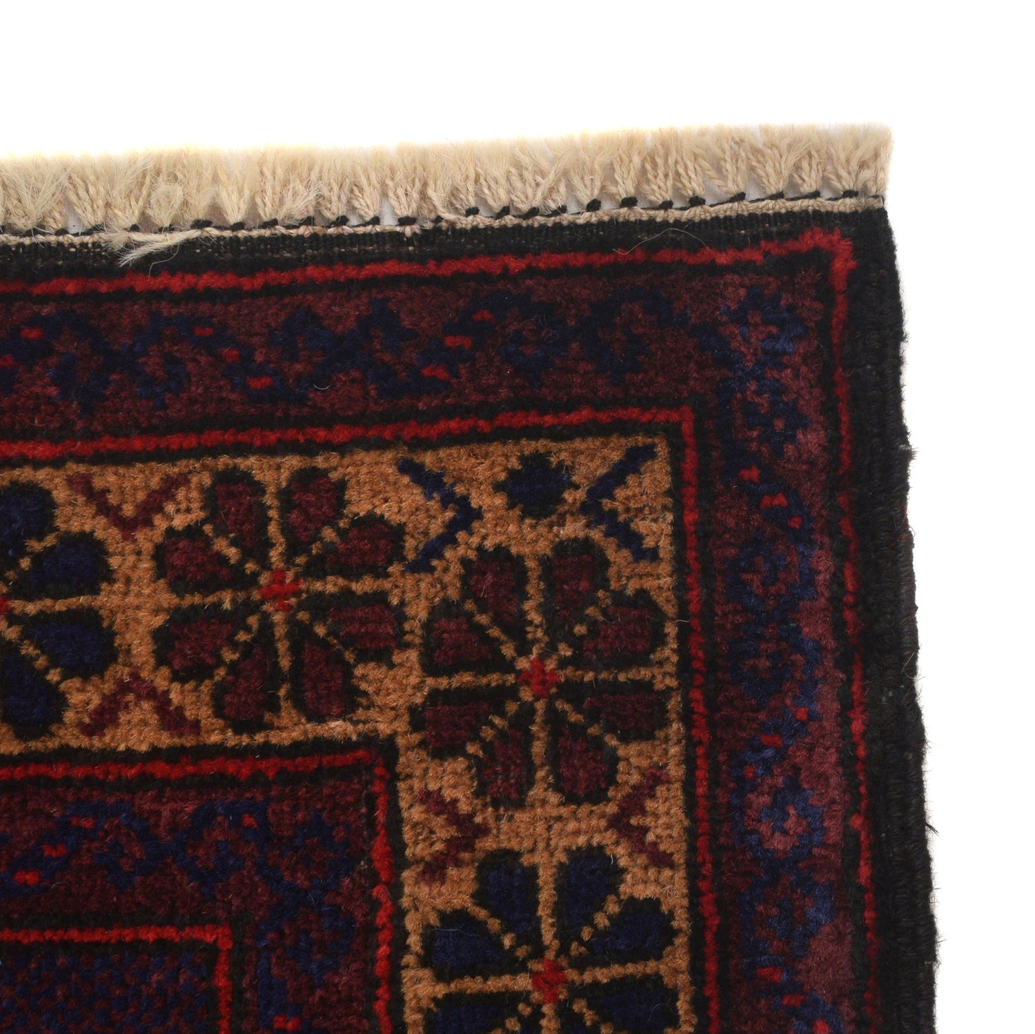 Handmade Prayer Rug 2' 6" x 4' 2" ft / 77 x 128 cm - No. R23703