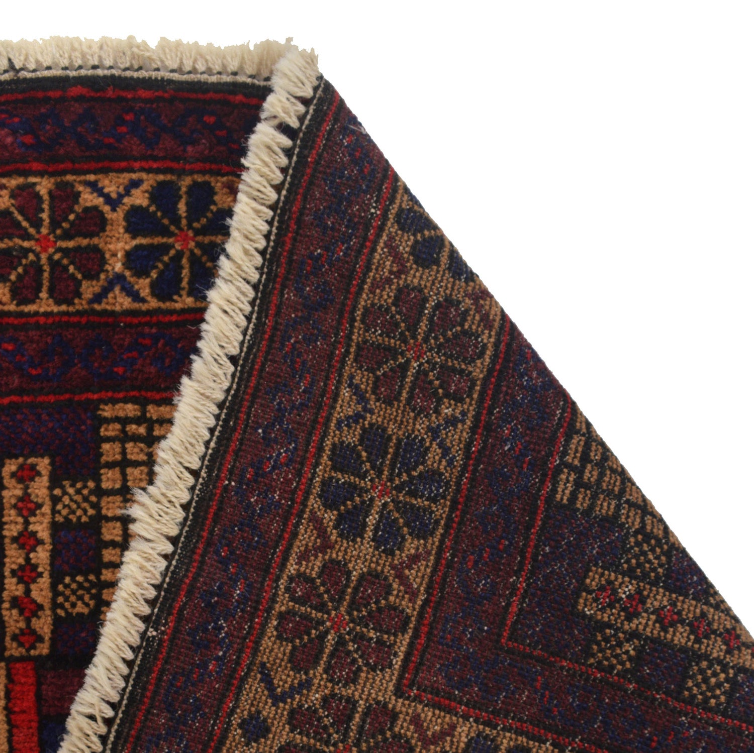 Handmade Prayer Rug 2' 6" x 4' 2" ft / 77 x 128 cm - No. R23703