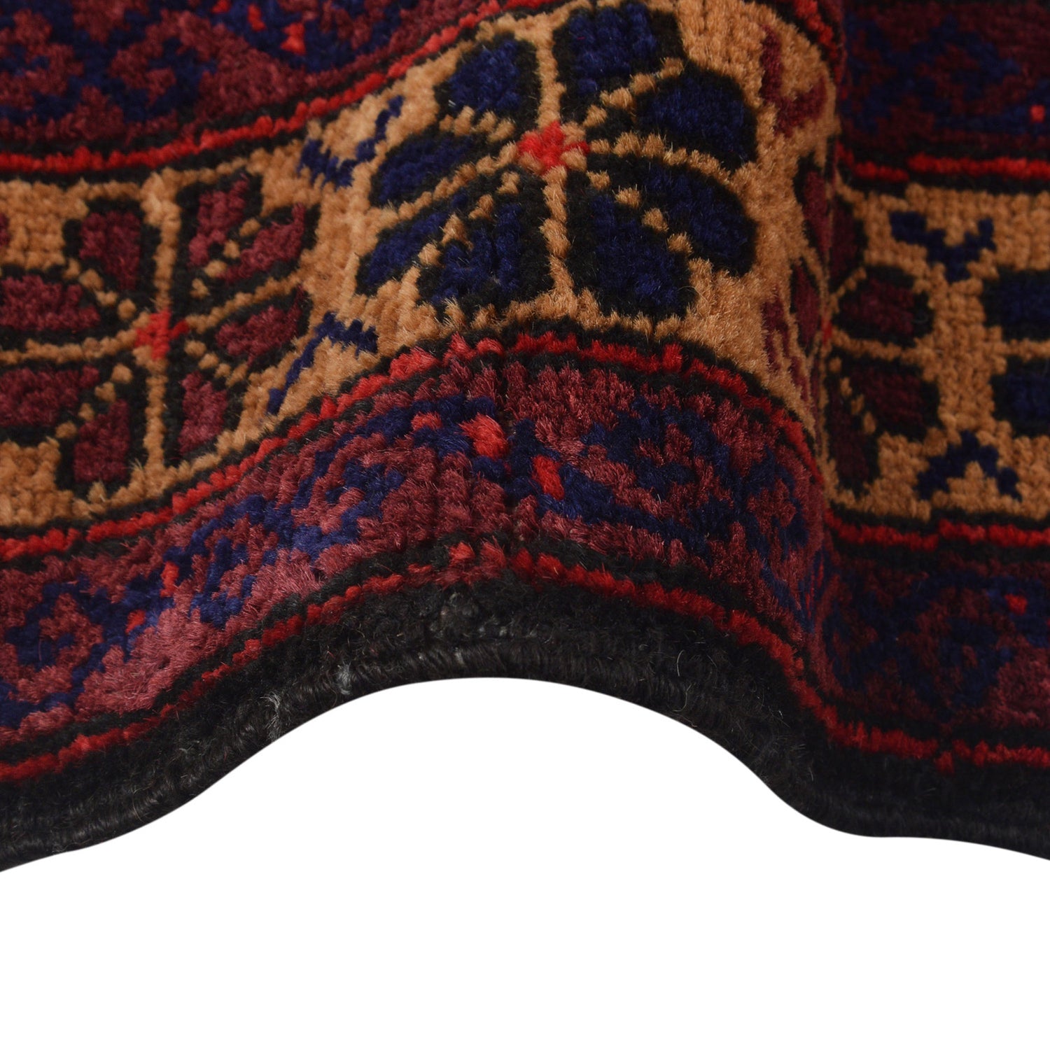 Handmade Prayer Rug 2' 6" x 4' 2" ft / 77 x 128 cm - No. R23703