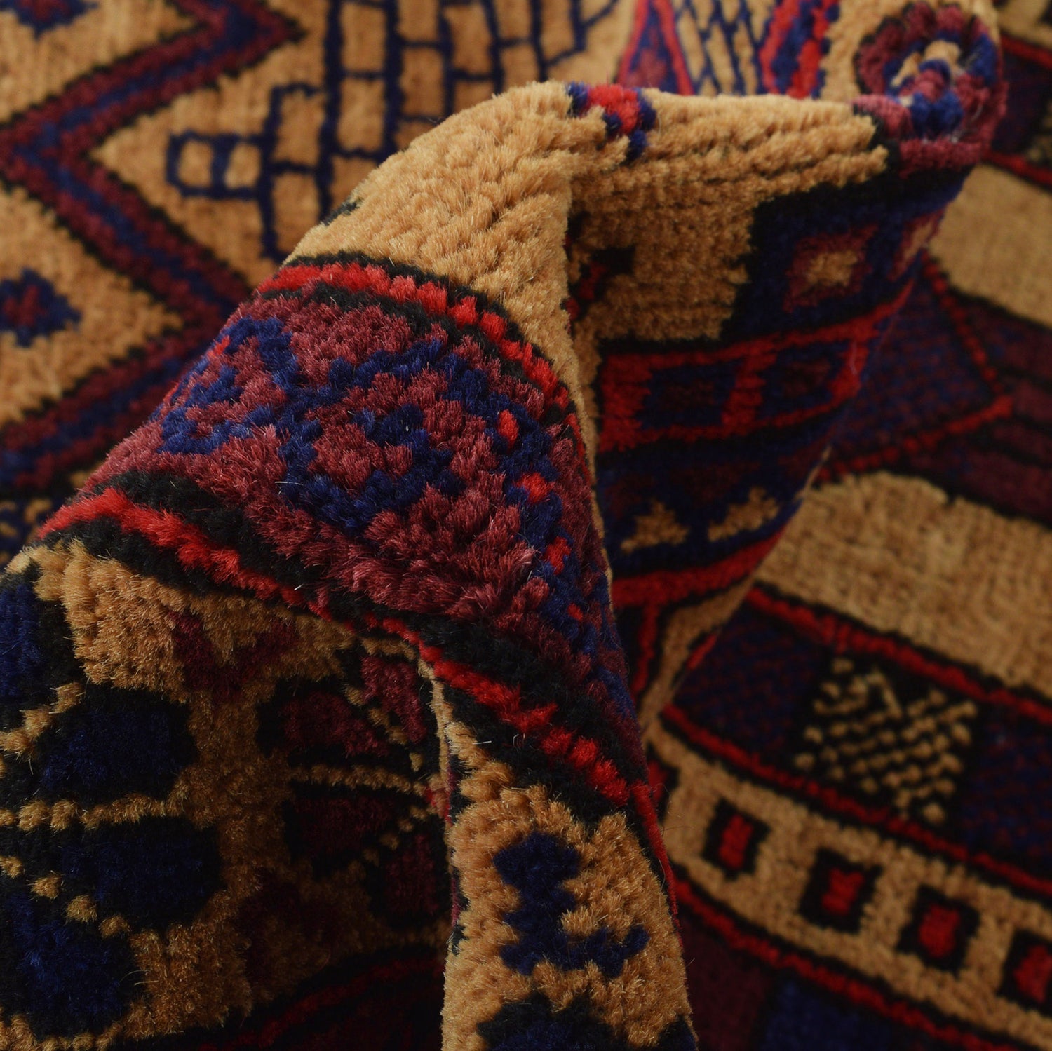 Handmade Prayer Rug 2' 6" x 4' 2" ft / 77 x 128 cm - No. R23703