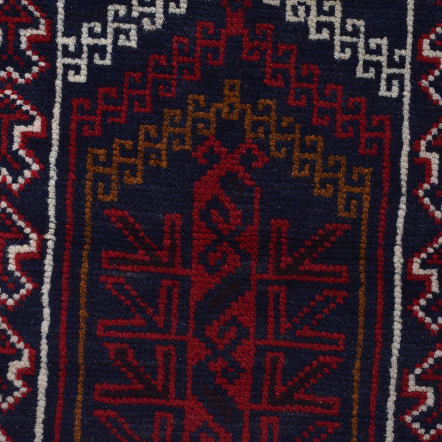 Red Color Prayer Rug 2' 5" x 3' 7" ft / 74 x 110 cm - No. R23704