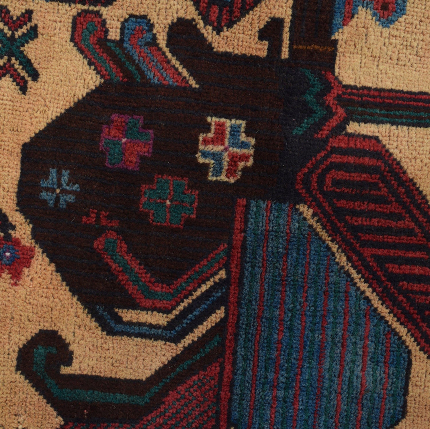 Hand Knotted Baluchi Rug 2' 11" x 4' 4" ft / 89 x 133 cm - No. R23722