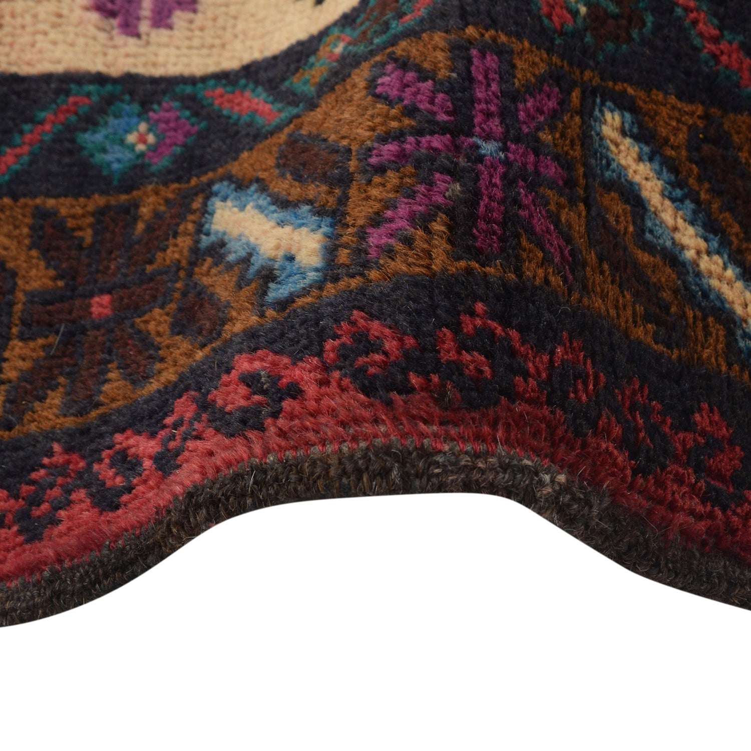 Hand Knotted Baluchi Rug 2' 11" x 4' 4" ft / 89 x 133 cm - No. R23722