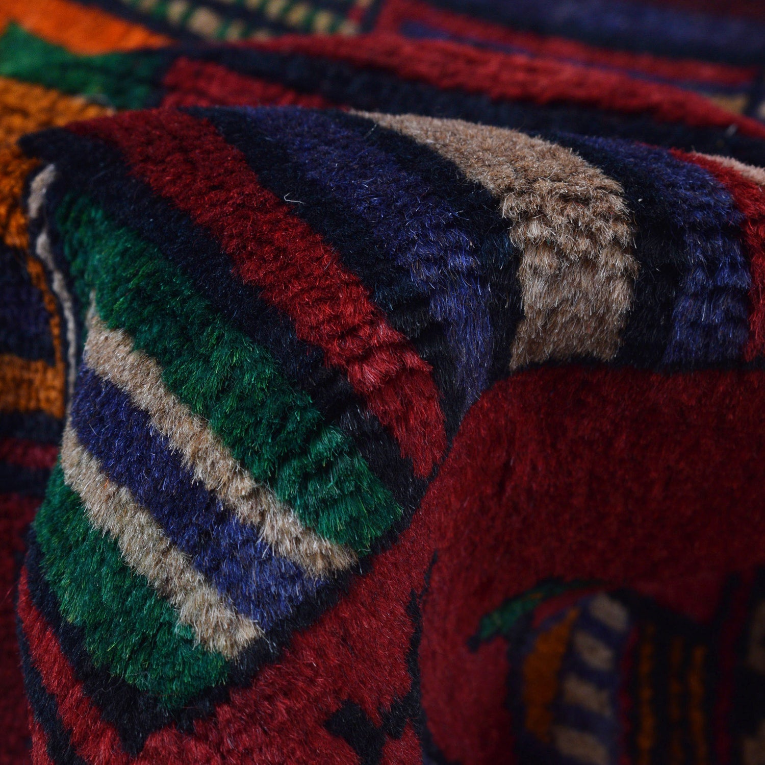 Handmade Prayer Rug 2' 6" x 4' 8" ft / 77 x 143 cm - R23736