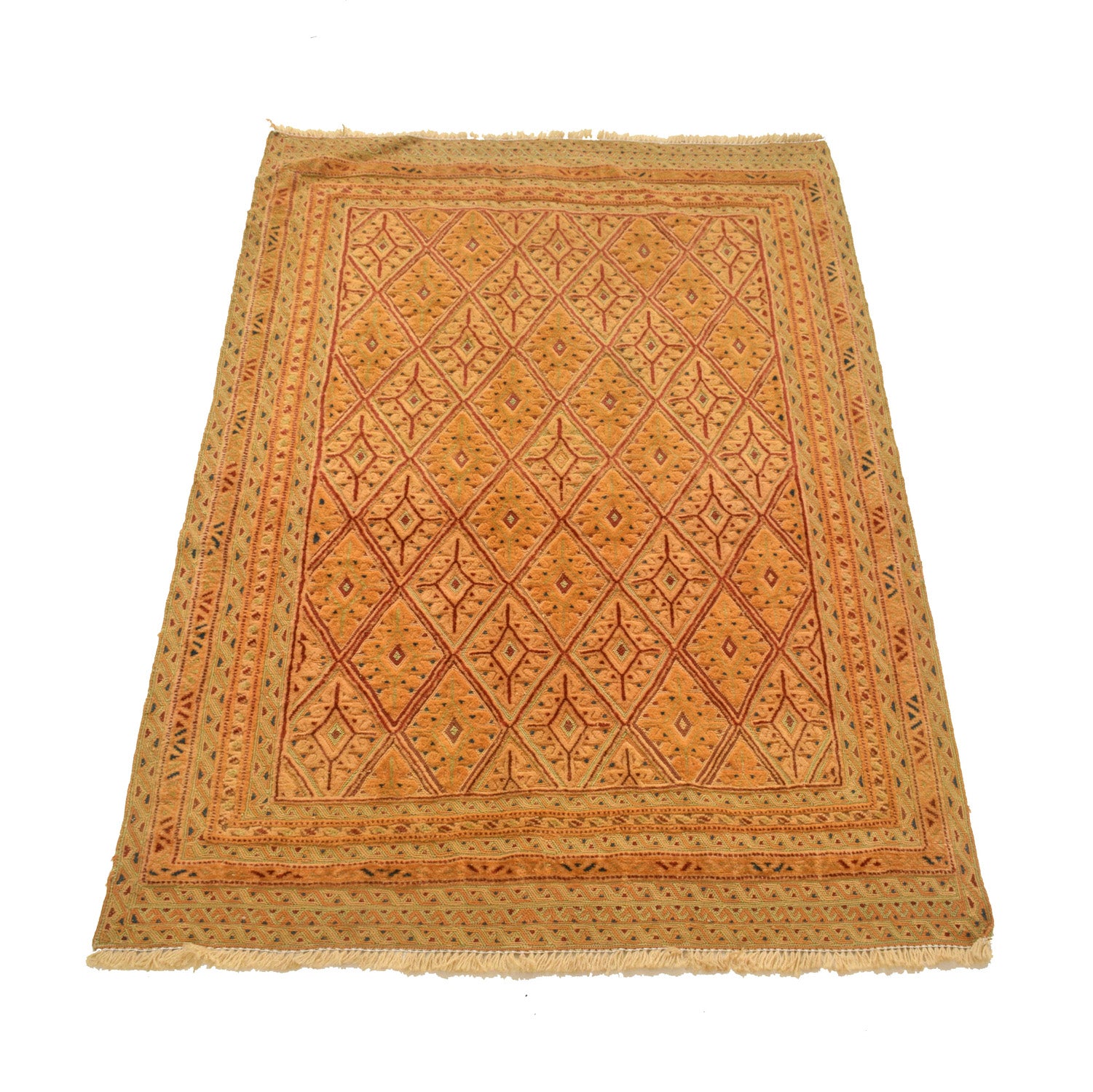 Handmade Nakhunak Kilim Rug 2' 10" x 4' 2" ft / 86 x 126 cm - No. R23740