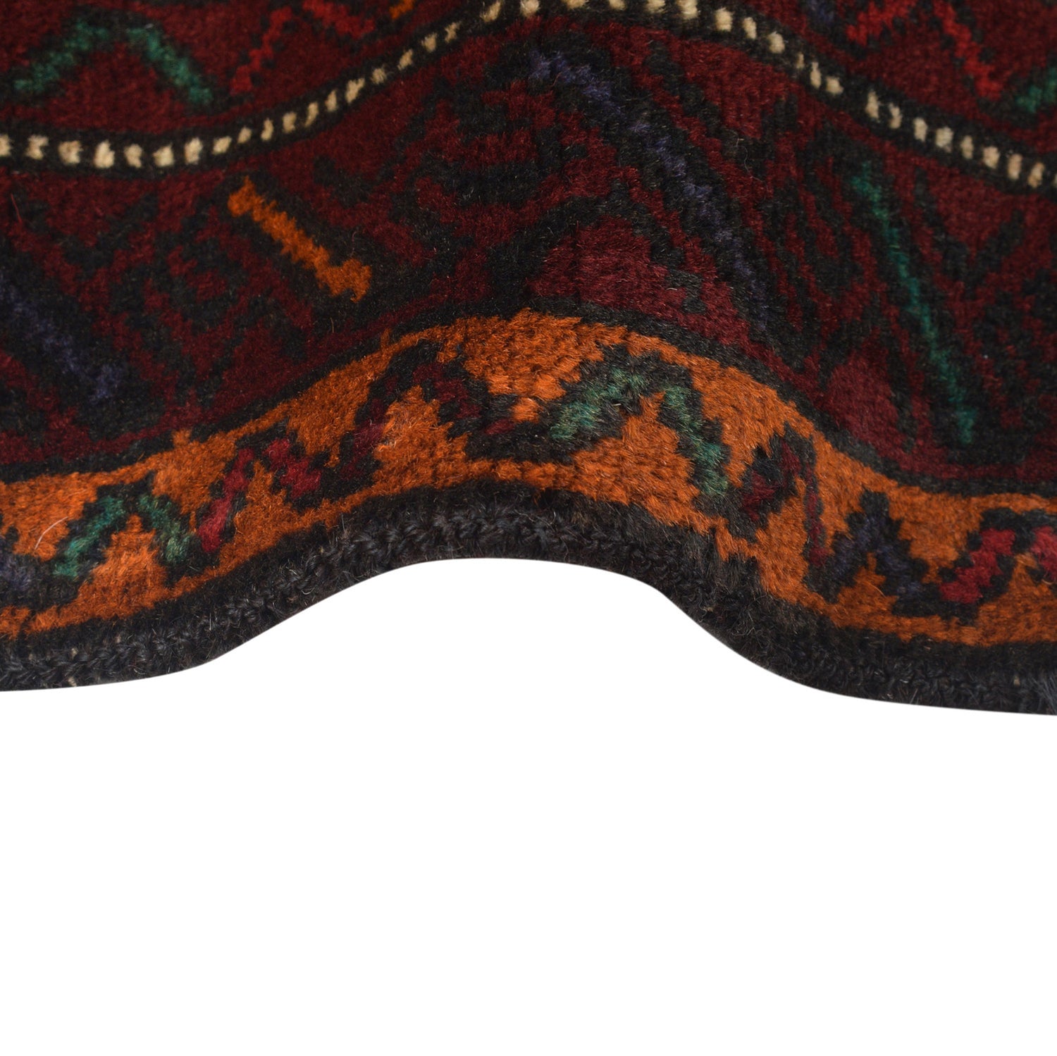 Tribal Baloch Rug 3' 11" x 6' 7" ft / 120 x 200 cm - No. R23764