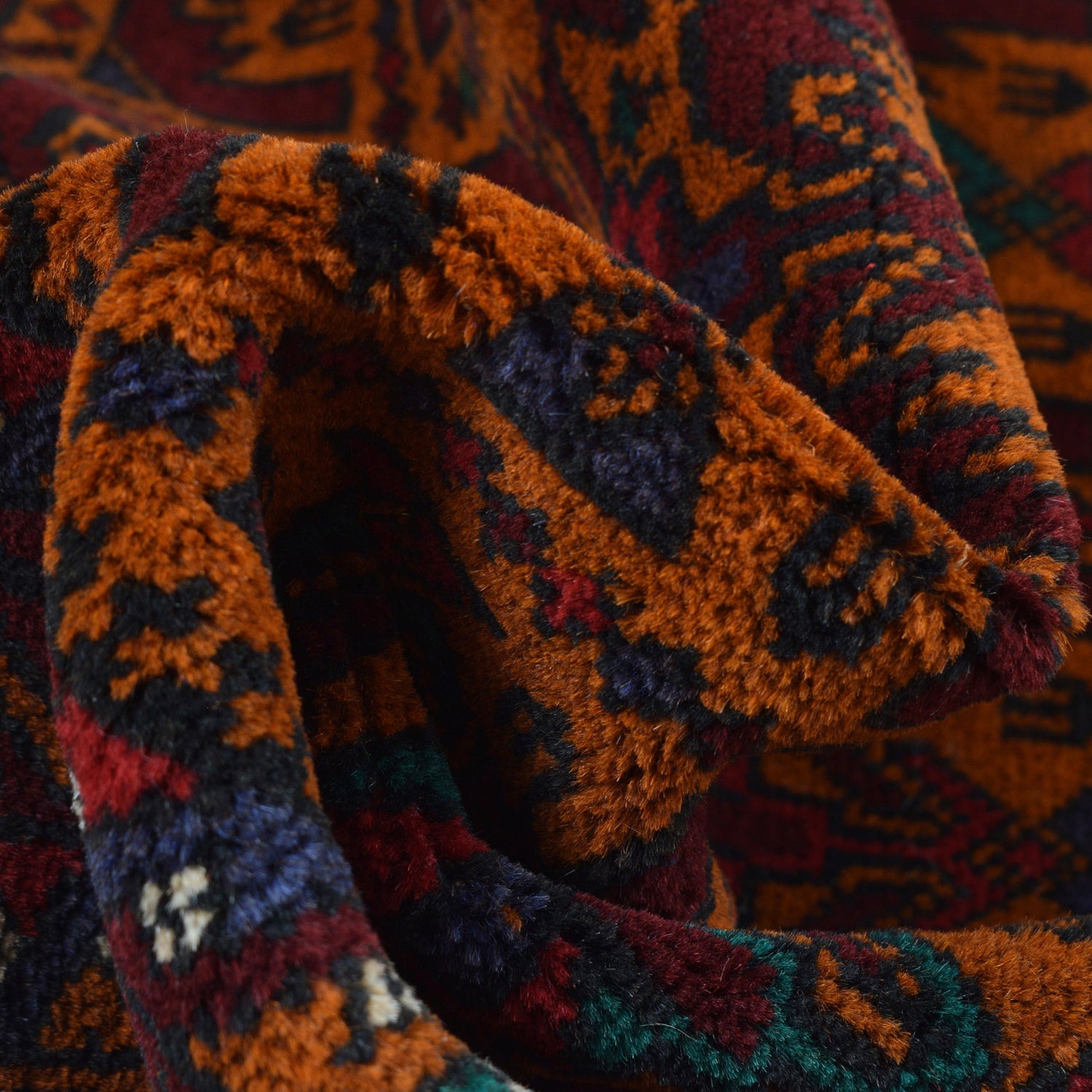 Tribal Baloch Rug 3' 11" x 6' 7" ft / 120 x 200 cm - No. R23764