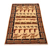 Afghan War Rug – Military Design 2' 7" x 4' 2" ft / 80 x 126 cm - No. R23767