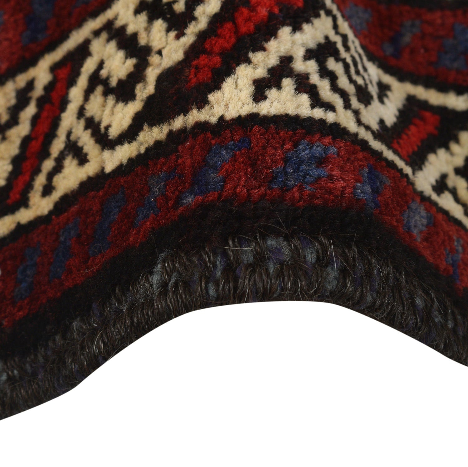 Handmade Prayer Rug 2' 4" x 3' 9" ft / 72 x 115 cm - No. R23793