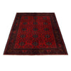 Red Color Afghan Area Rug 4' 9" x 6' 5" ft / 146 x 196 cm - No. R24176