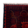 Red Color Afghan Area Rug 4' 9" x 6' 5" ft / 146 x 196 cm - No. R24176