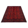 Red Color Afghan Area Rug 5' 0" x 6' 6" ft / 153 x 198 cm - No. R24177