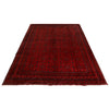 Red Color Afghan Area Rug 8' 3" x 11' 4" ft / 252 x 346 cm - No. R24179