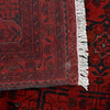 Red Color Afghan Area Rug 8' 3" x 11' 4" ft / 252 x 346 cm - No. R24179