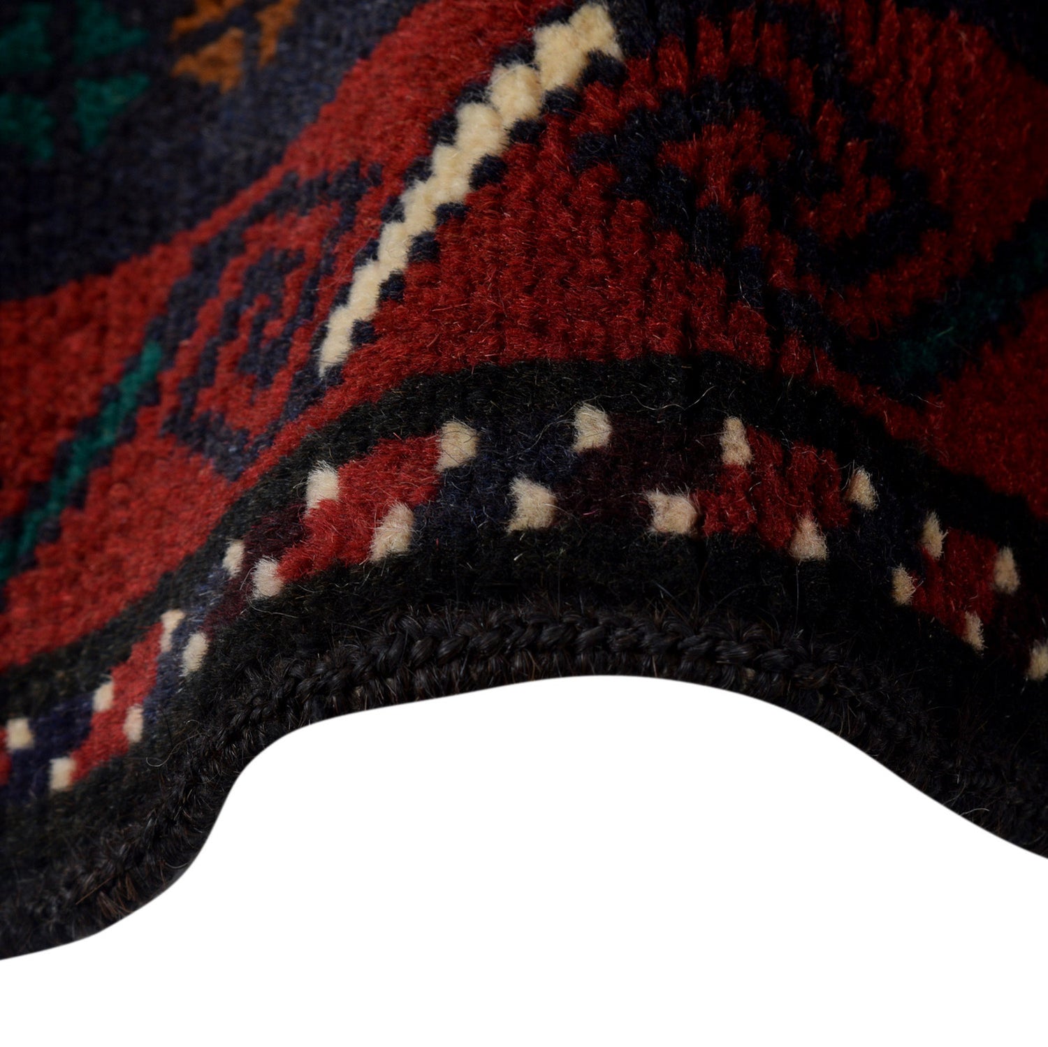 Hand Knotted Baluchi Rug 3' 3" x 4' 4" ft / 100 x 133 cm - No. R24196