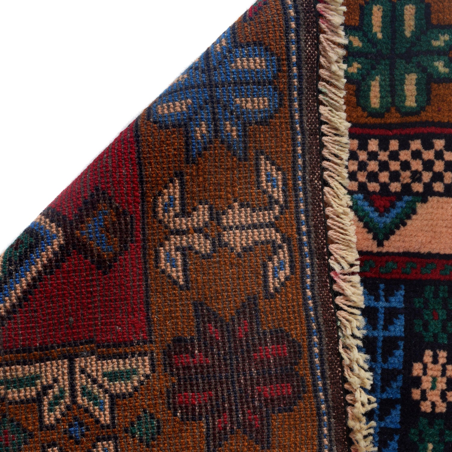 Hand Knotted Baluchi Rug 2' 11" x 4' 5" ft / 88 x 134 cm - No. R24197