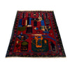 Red Baluchi Rug 3' 4" x 4' 9" ft / 102 x 144 cm - No. R24198