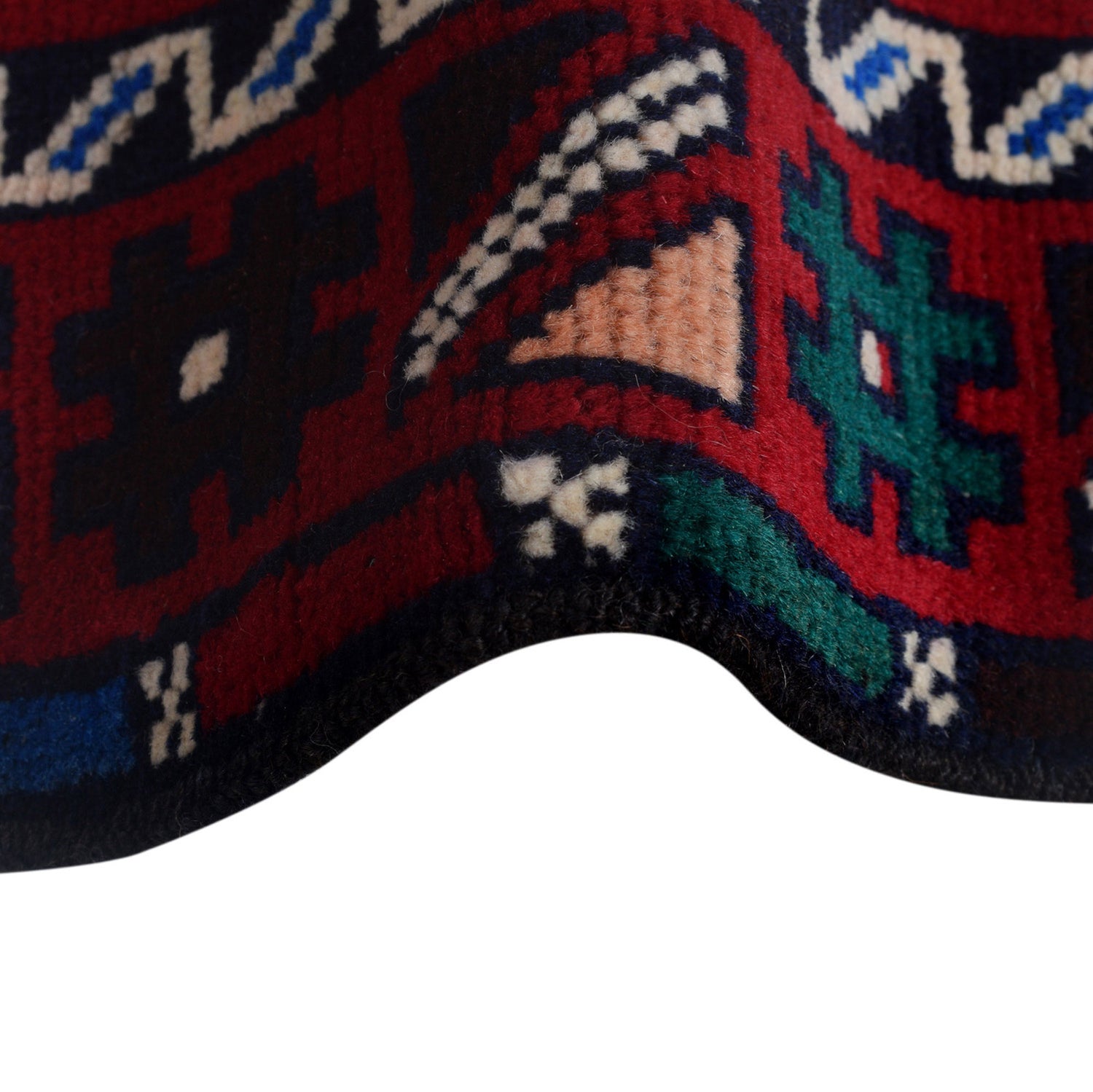 Traditional Baloch Rug 2' 8" x 4' 3" ft / 81 x 130 cm - No. R24199