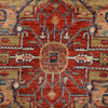 Hand Knotted Heriz Rug 4' 10" x 6' 4" ft / 148 x 193 cm - No. R24290