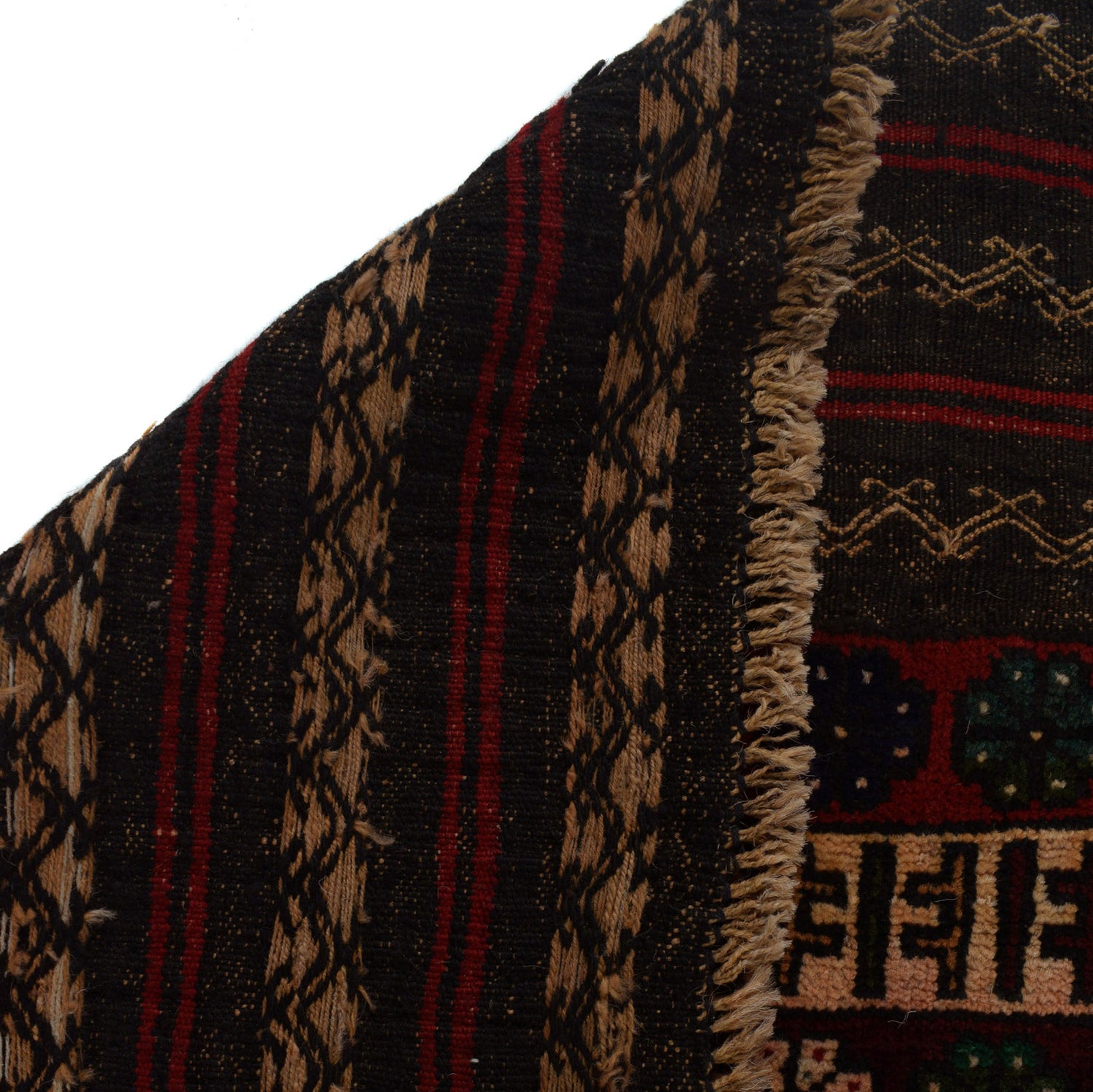 Hand Knotted Baluchi Rug 2' 10" x 4' 9" ft / 85 x 144 cm - No. R24354