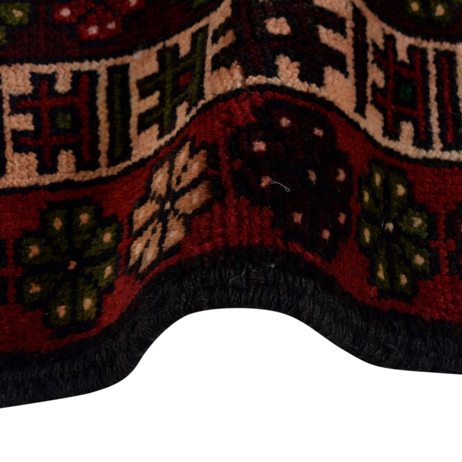 Hand Knotted Baluchi Rug 2' 10" x 4' 9" ft / 85 x 144 cm - No. R24354