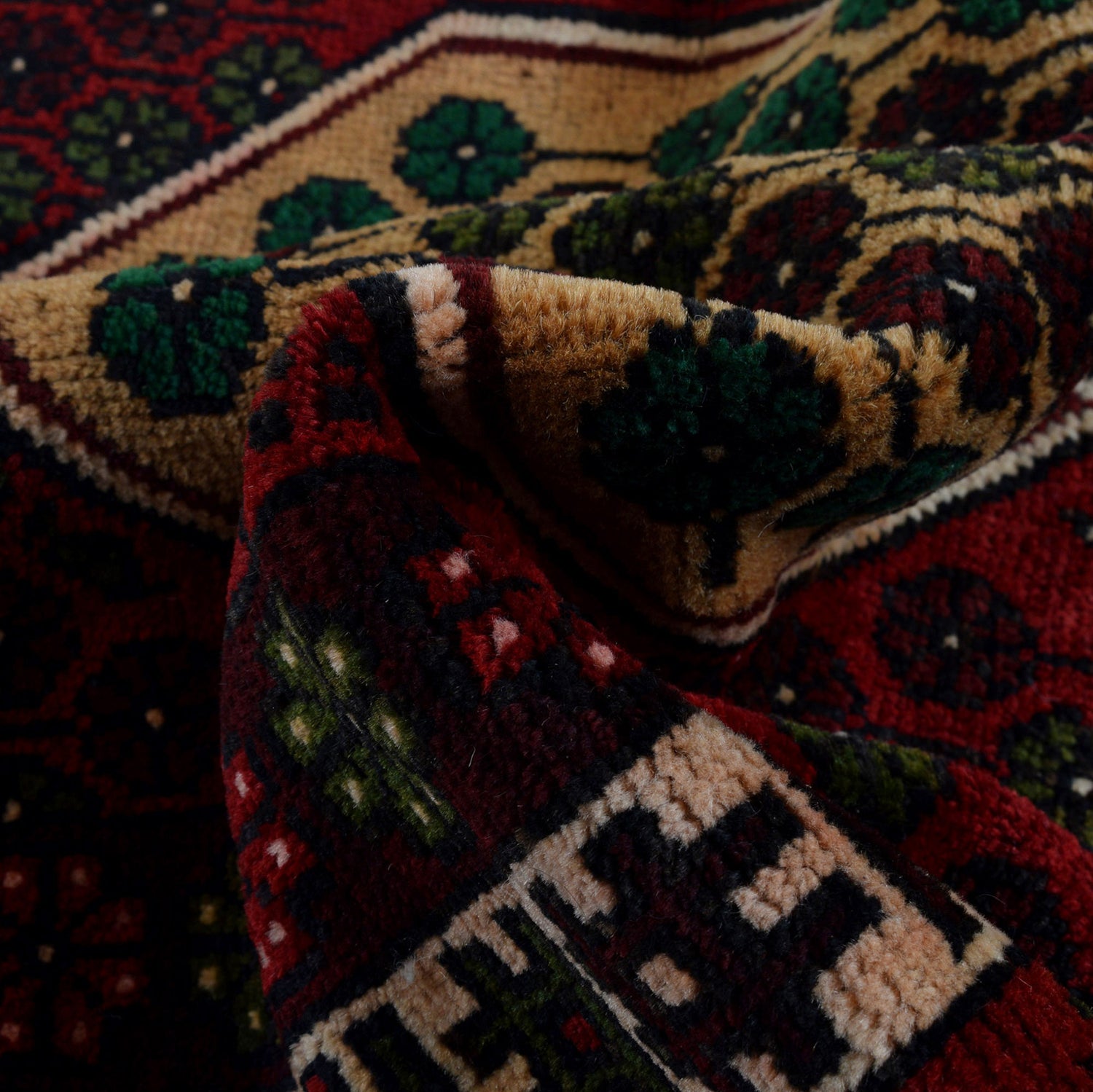 Hand Knotted Baluchi Rug 2' 10" x 4' 9" ft / 85 x 144 cm - No. R24354