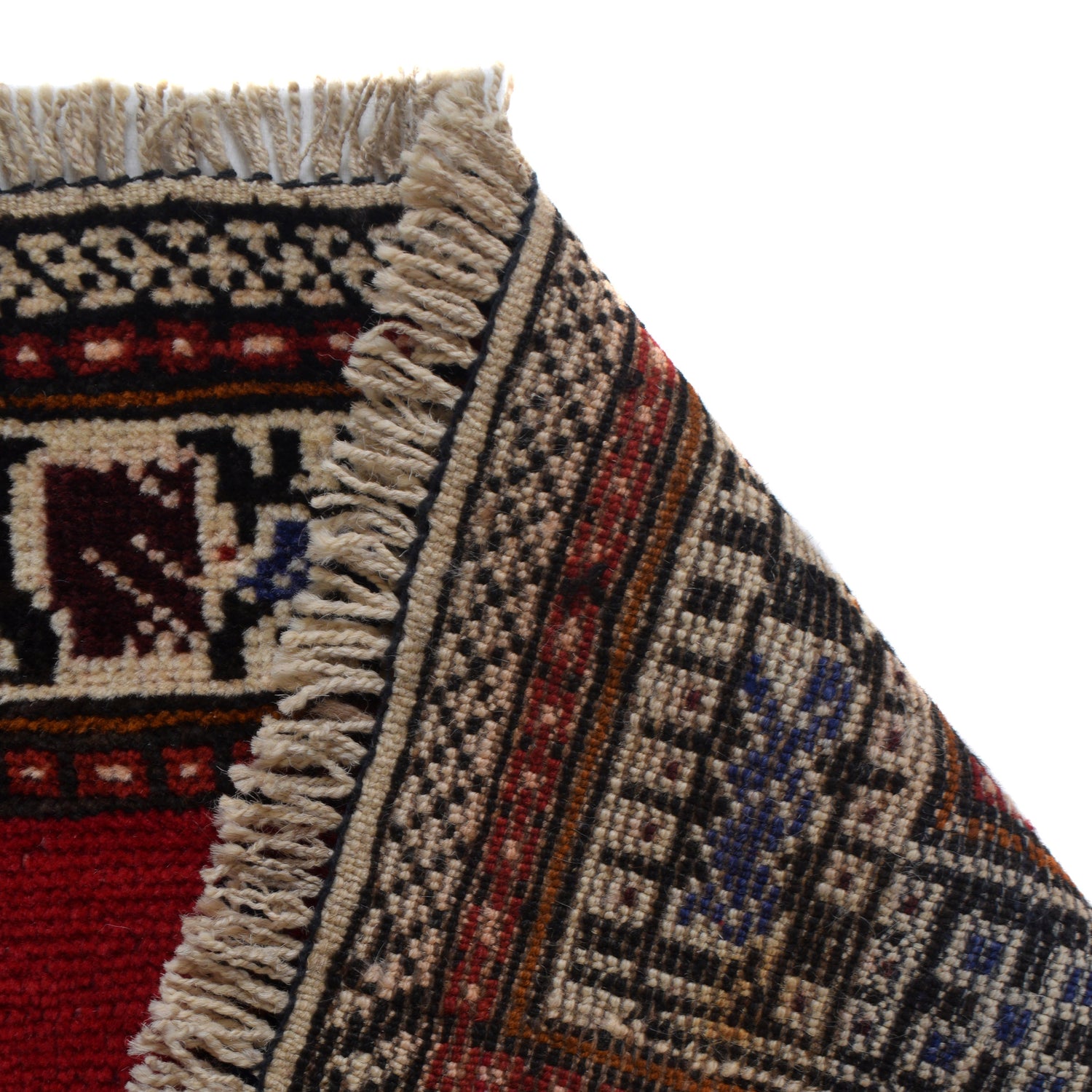 Hand Knotted Prayer Rug 2' 7" x 3' 9" ft / 78 x 115 cm - No. R24368