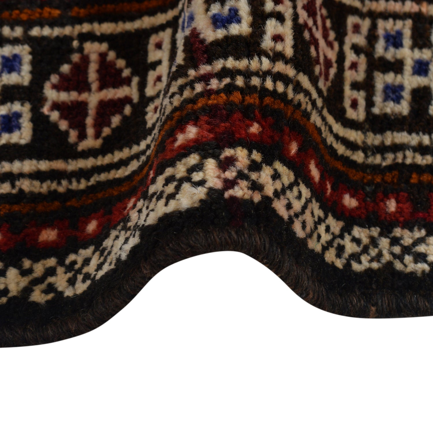 Hand Knotted Prayer Rug 2' 7" x 3' 9" ft / 78 x 115 cm - No. R24368