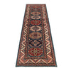 Blue Kazak Runner Rug 2' 7" x 9' 2" ft / 78 x 279 cm - No. G24369