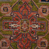 Hand Knotted Persian Design Heriz Rug 4' 1" x 6' 0" ft / 124 x 182 cm - No. R24373