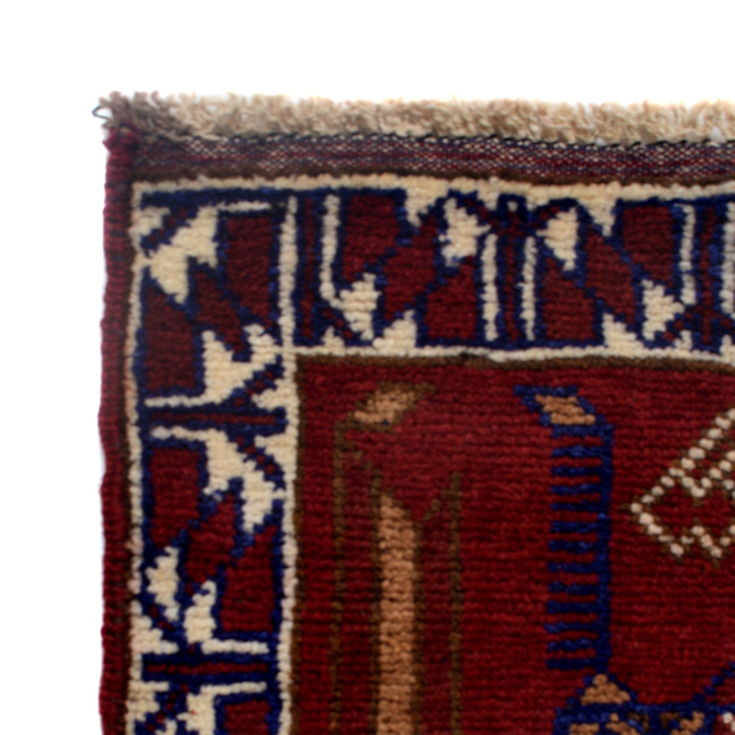 Muslim Prayer Rug 2' 11" x 4' 7" ft / 90 x 139 cm - R24421