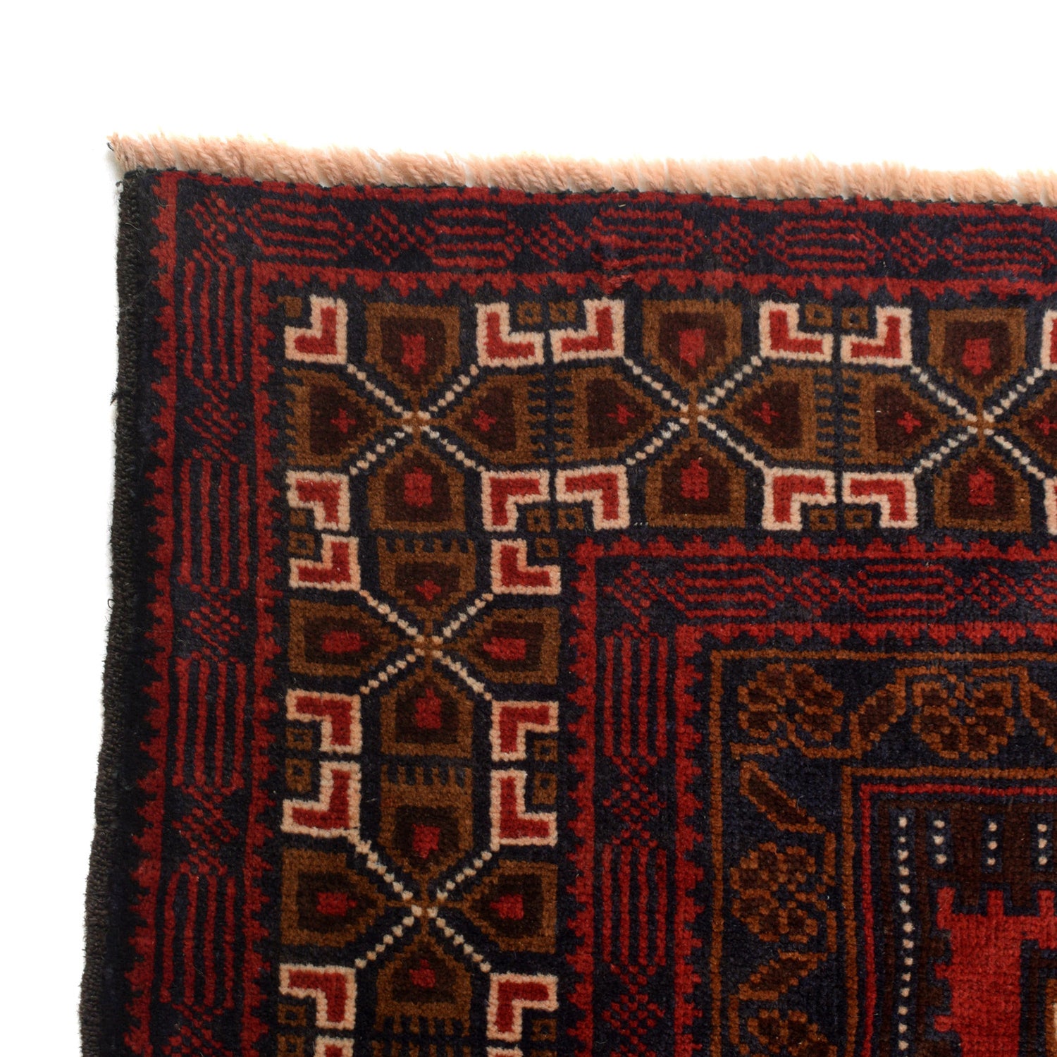 Baluch Short Rug 3' 7" x 6' 7" ft / 110 x 200 cm - No. R24774
