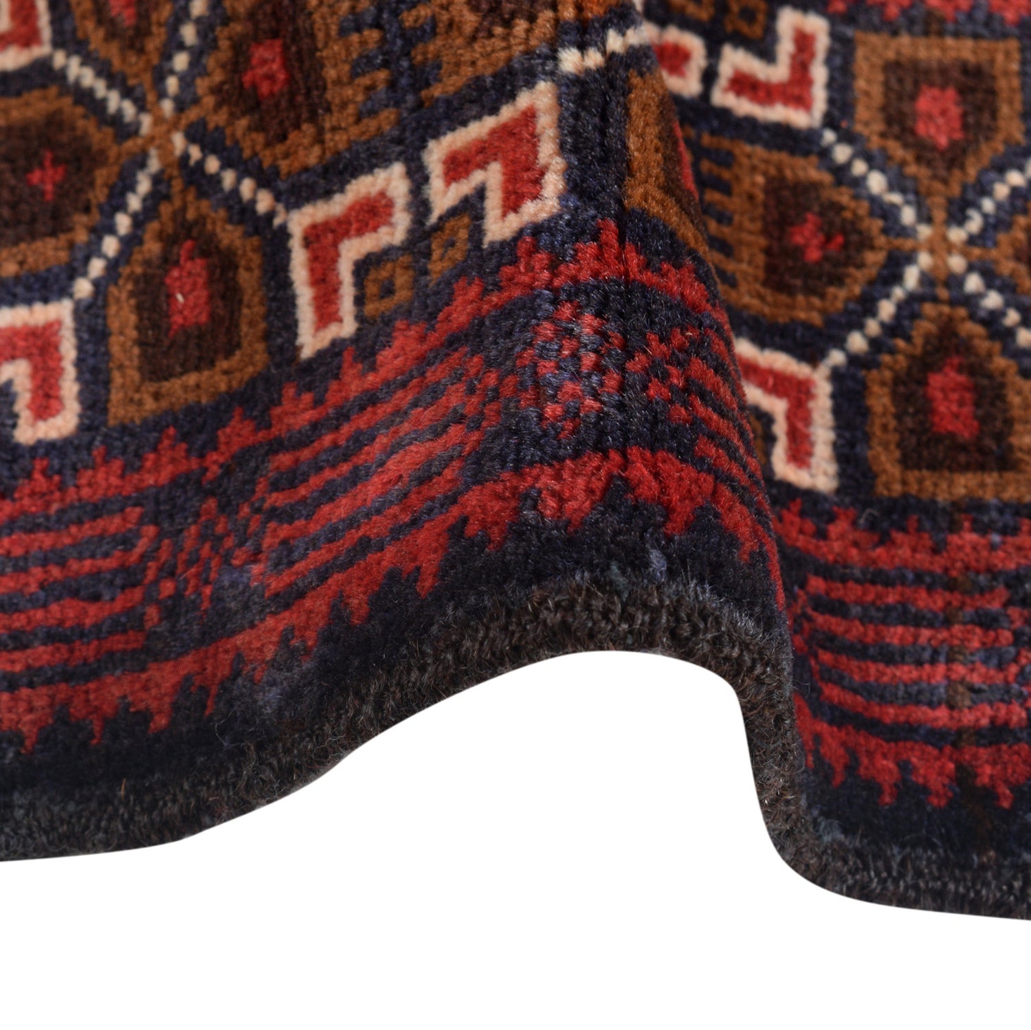 Baluch Short Rug 3' 7" x 6' 7" ft / 110 x 200 cm - No. R24774