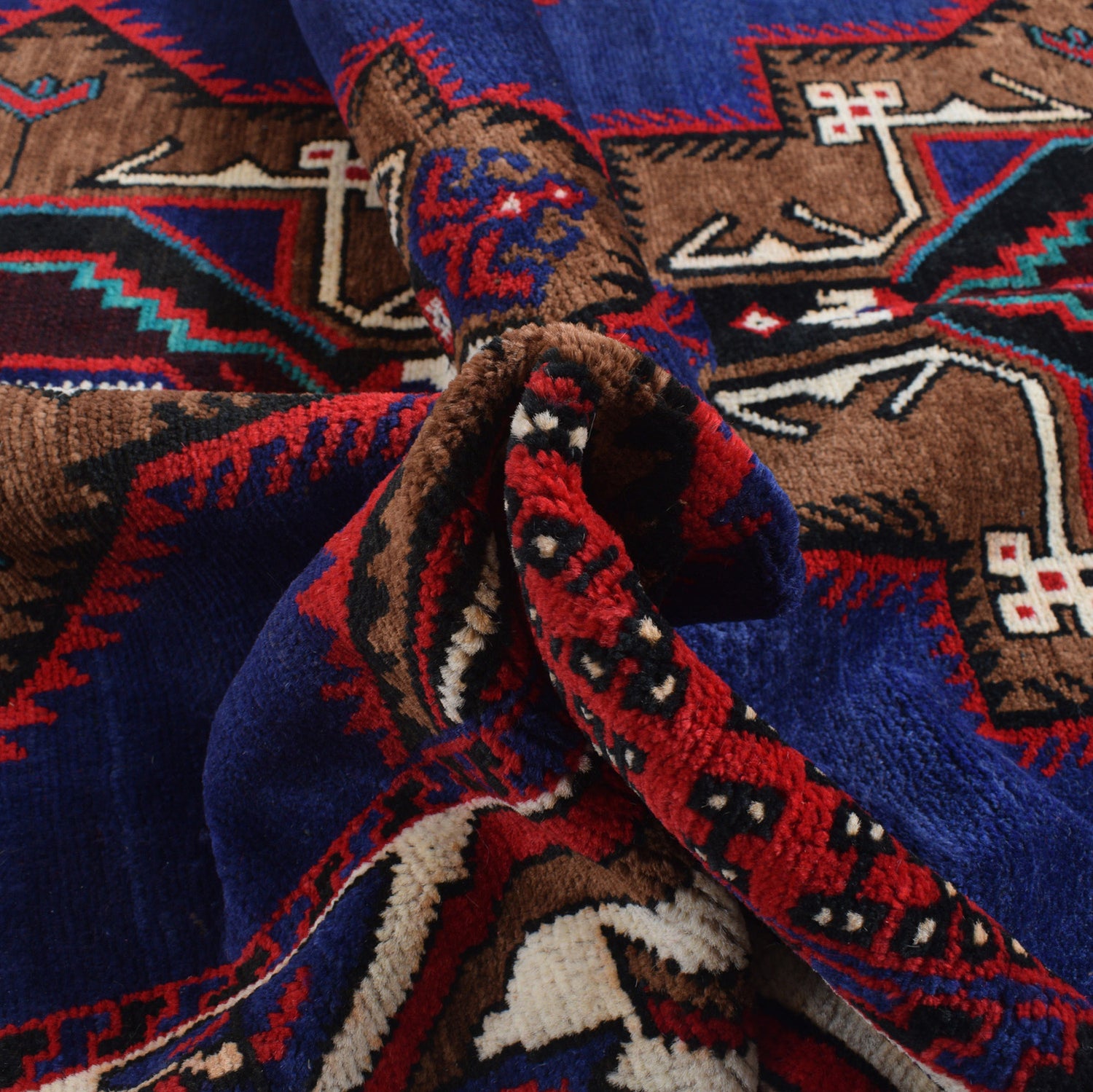 Baluch Short Rug 4' 1" x 6' 7" ft / 124 x 200 cm - No. R24775