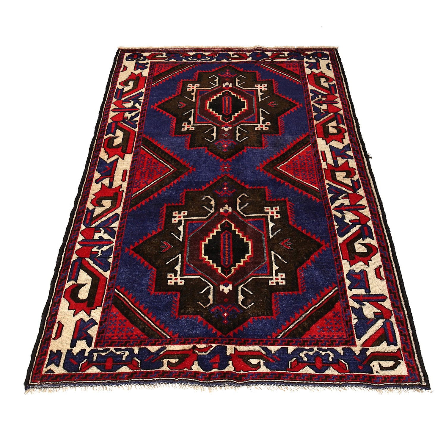 Baluch Short Rug 3' 10" x 6' 2" ft / 118 x 187 cm - No. R24776