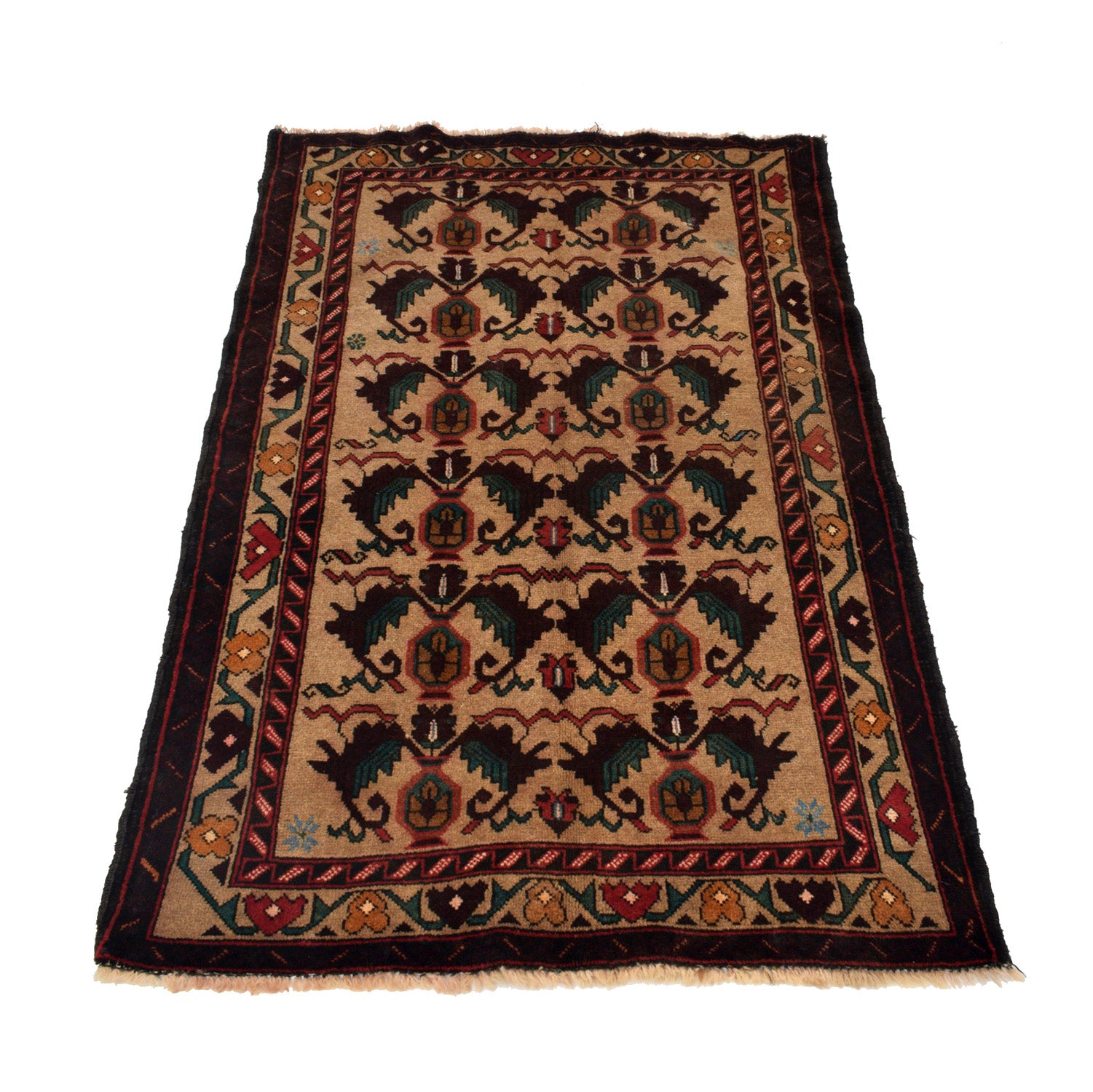 Baluch Small Size Rug 2' 11" x 4' 9" ft / 88 x 144 cm - No. R24796