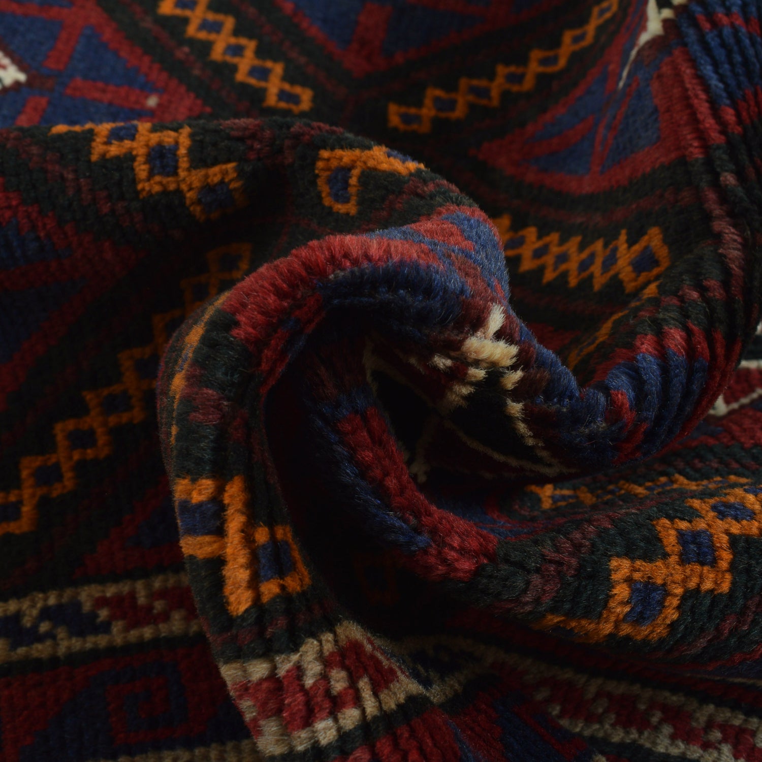 Traditional Baloch Rug 2' 12" x 4' 9" ft / 91 x 145 cm - No. R24850