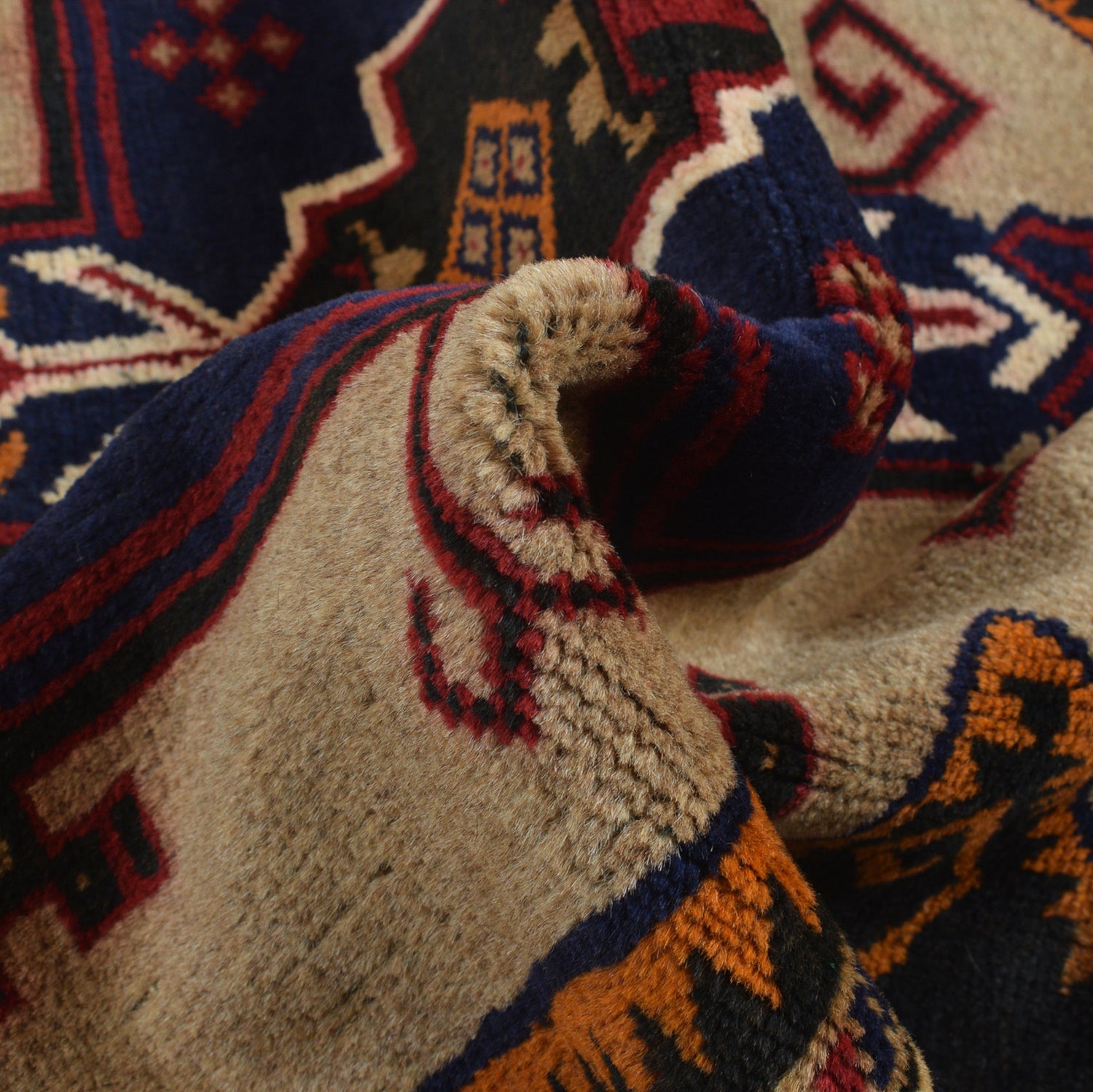 Muslim Prayer Rug 3' 0" x 4' 10" ft / 92 x 148 cm - R24908