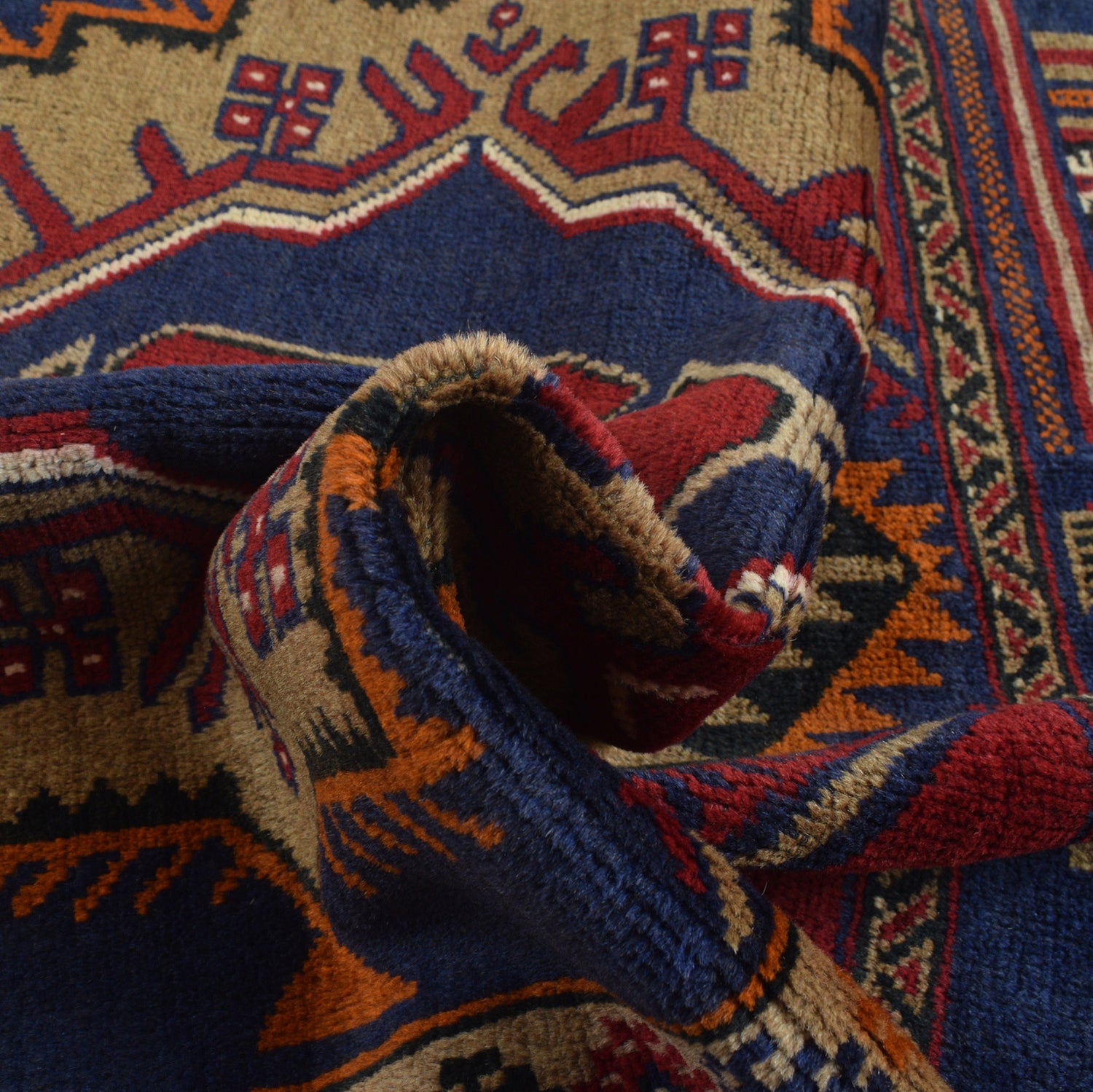 Muslim Prayer Rug 3' 3" x 4' 9" ft / 98 x 146 cm - R24909