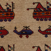 Afghan War Rug – Military Design 2' 11" x 4' 6" ft / 89 x 136 cm - No. R24918