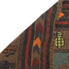 Afghan War Kilim – Military Design 2' 9" x 4' 8" ft / 84 x 142 cm - No. R24919