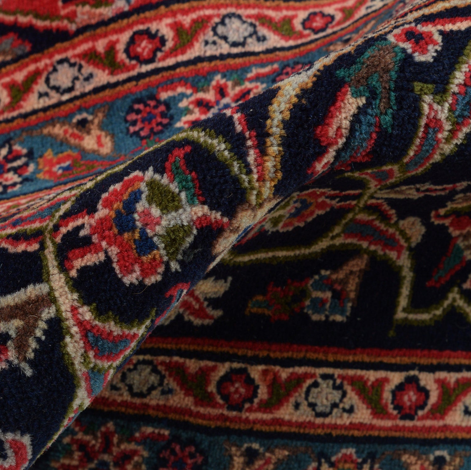 Persian Kashan Rug 9' 3" x 12' 4" ft / 282 x 375 cm - No. R24937