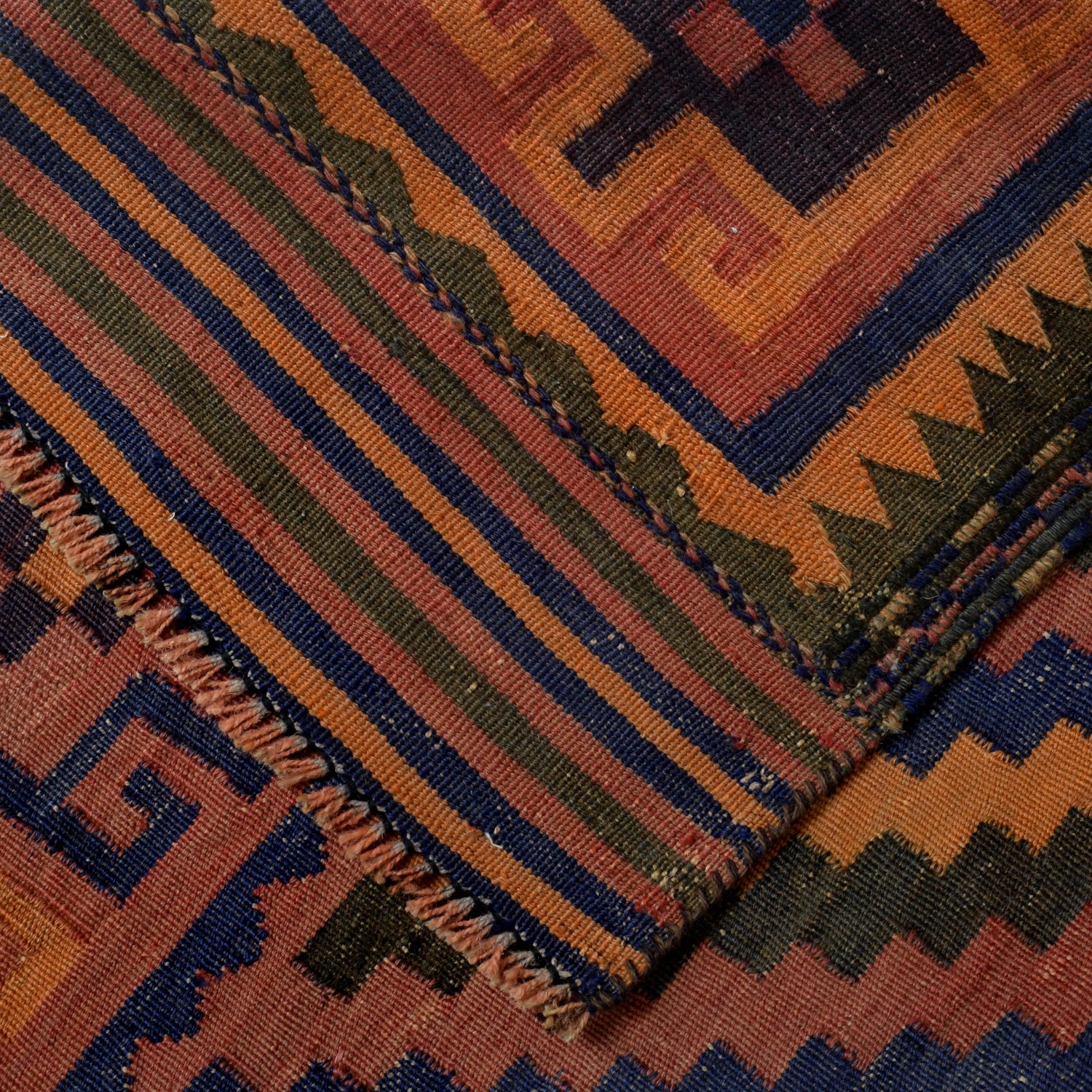 Afghan Maimana Kilim 5' 8" x 9' 10" ft / 172 x 300 cm - No. R25275