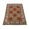 Green Color Kazak Rug 2' 9" x 3' 11" ft / 83 x 120 cm - No. R25280