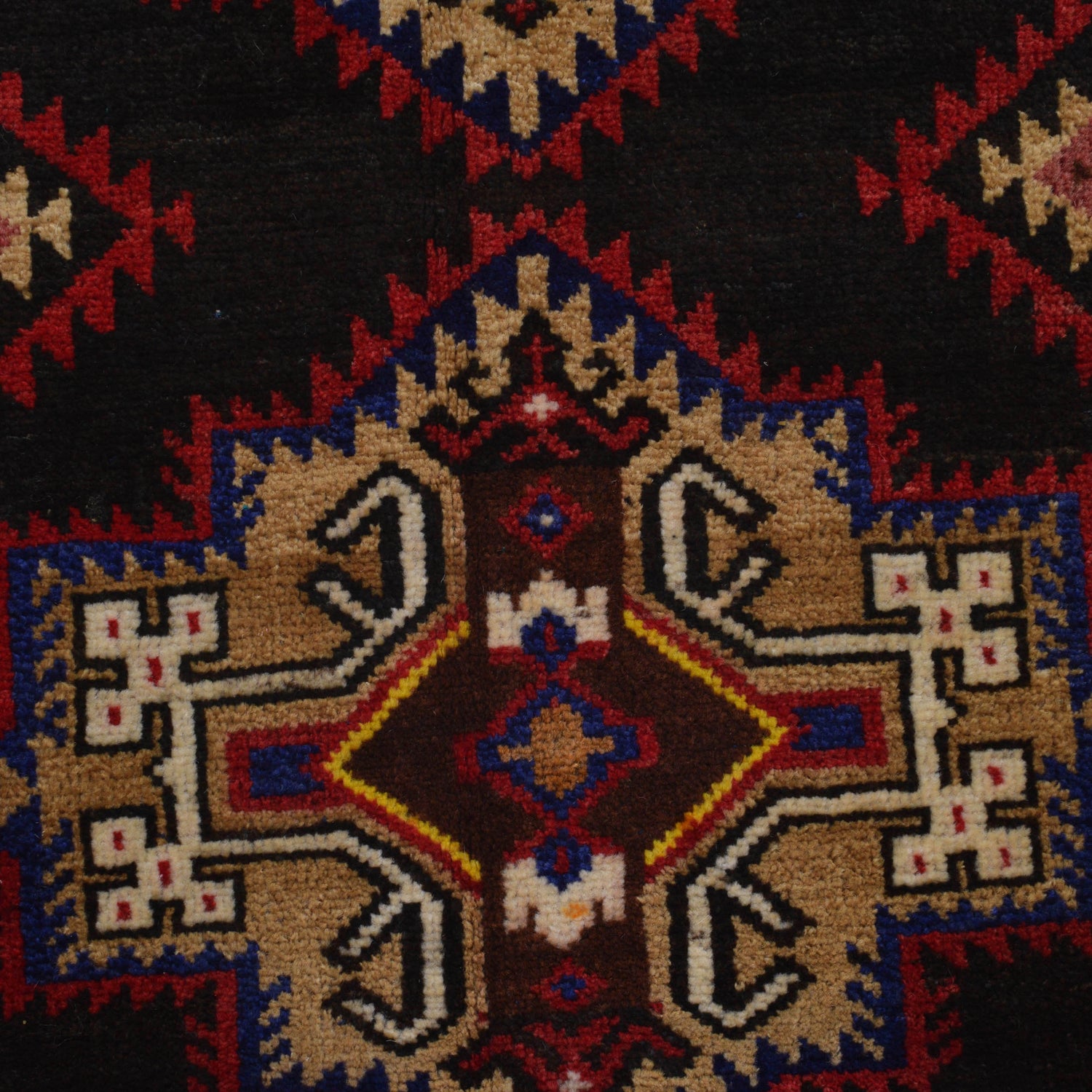 Tribal Baloch Rug 3' 1" x 5' 10" ft / 95 x 178 cm - No. R25324