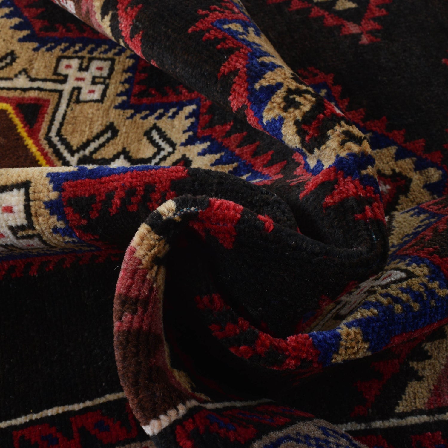 Tribal Baloch Rug 3' 1" x 5' 10" ft / 95 x 178 cm - No. R25324