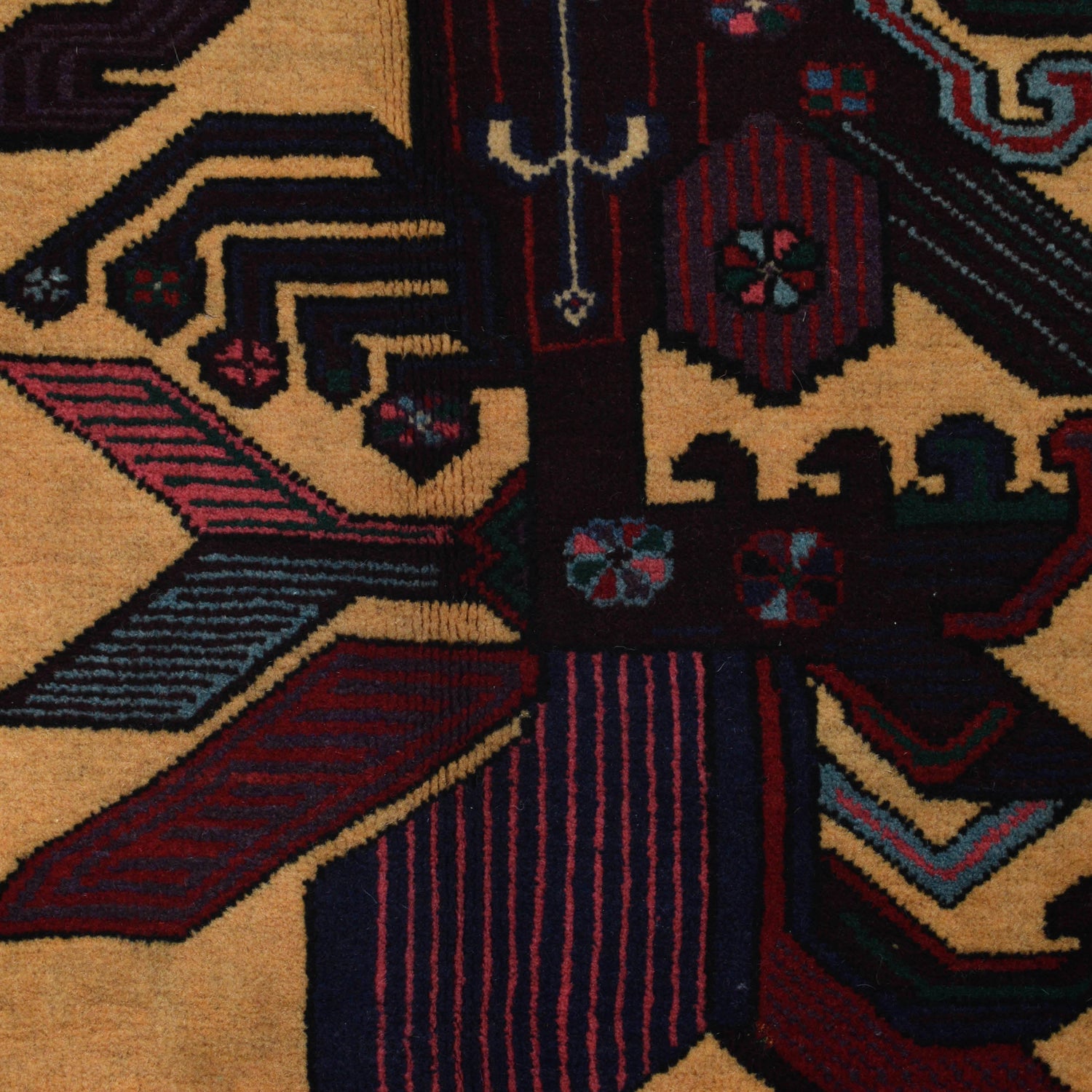 Handmade Prayer Rug 2' 11" x 4' 8" ft / 90 x 143 cm - R25325