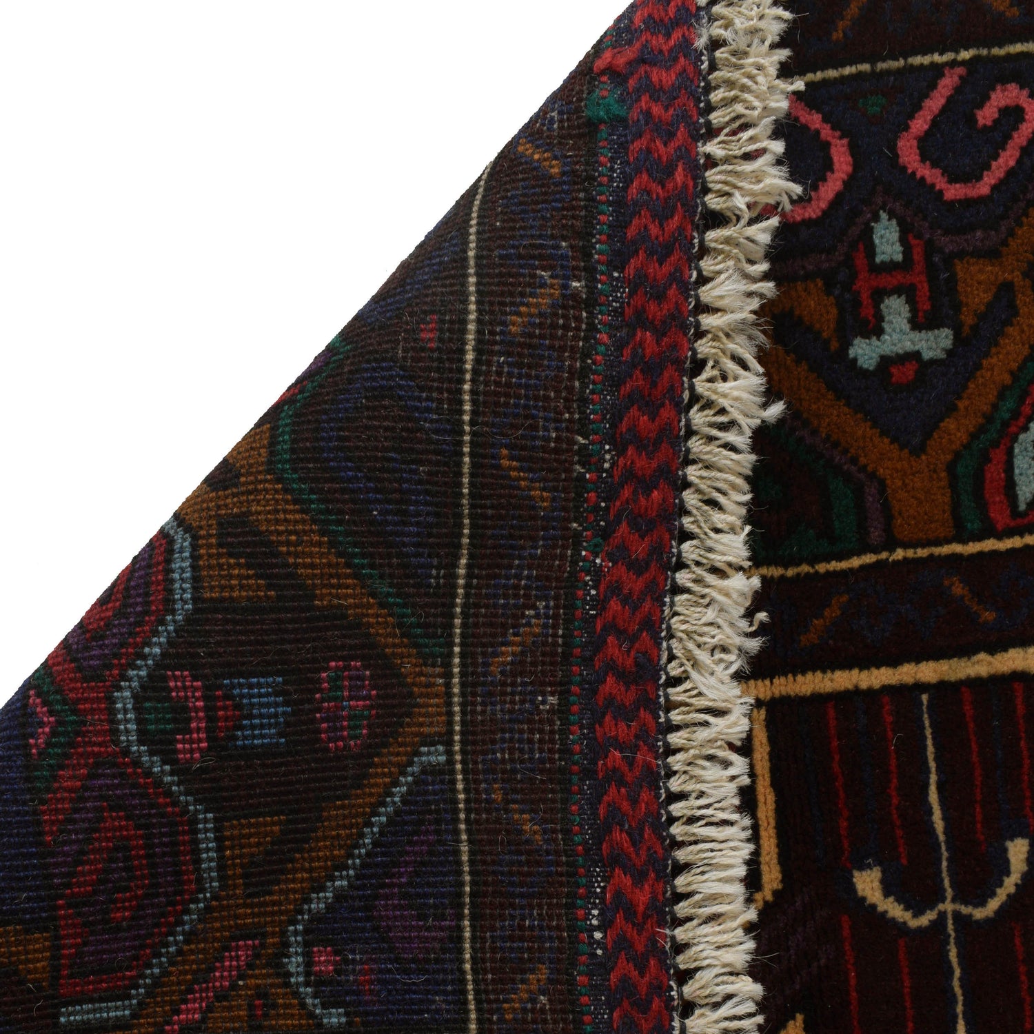 Handmade Prayer Rug 2' 11" x 4' 8" ft / 90 x 143 cm - R25325