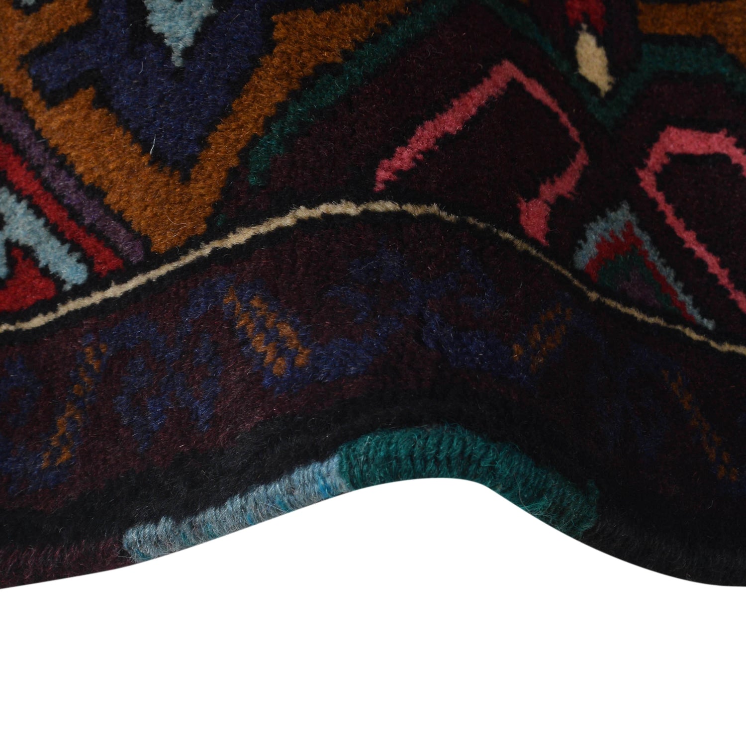 Handmade Prayer Rug 2' 11" x 4' 8" ft / 90 x 143 cm - R25325