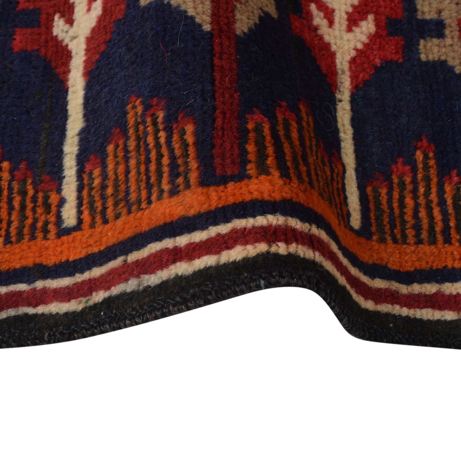 Traditional Baloch Rug 3' 0" x 4' 6" ft / 92 x 138 cm - No. R25329